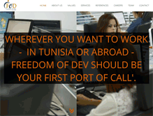 Tablet Screenshot of freedomofdev.com